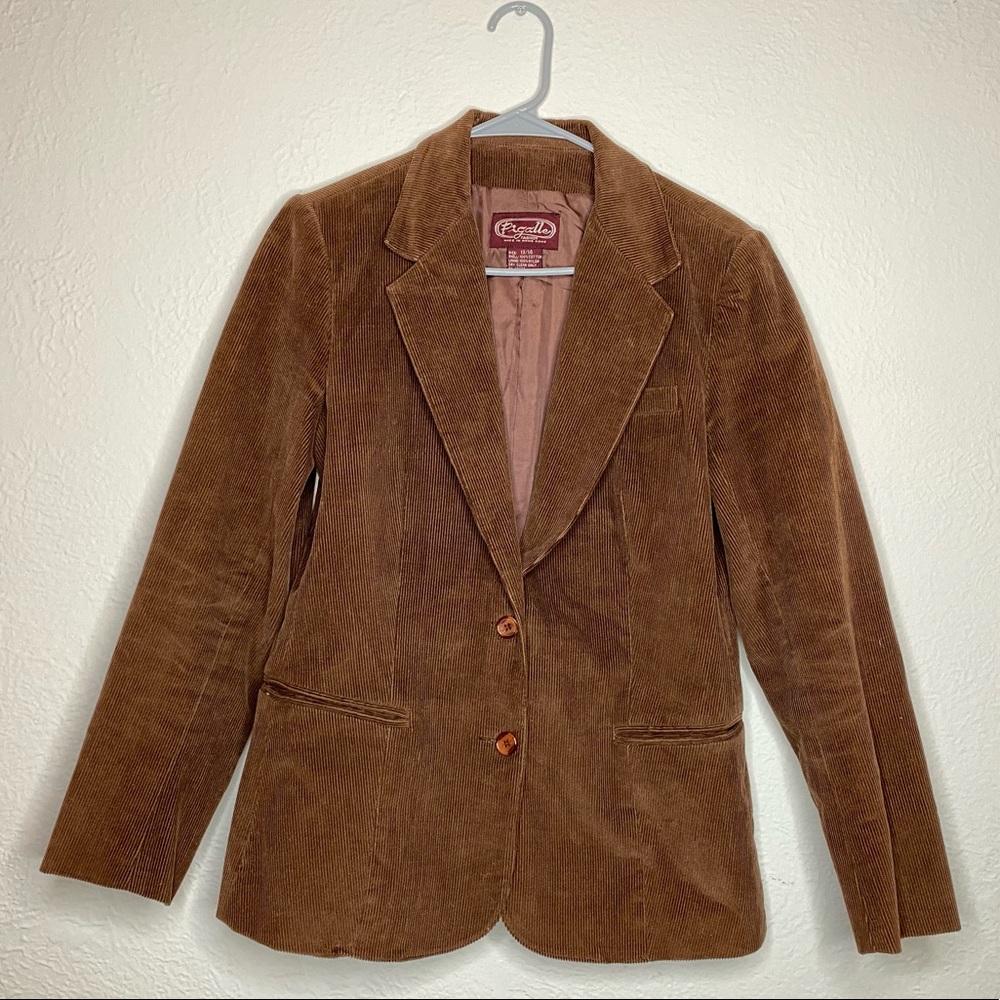 Vintage Pigalle Corduroy Blazer Jacket